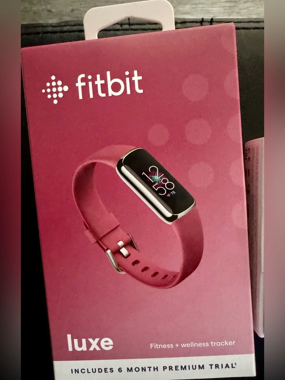 Fitbit Luxe with extra Accessory Set - Pink, Blue & Teal Bands with Charger